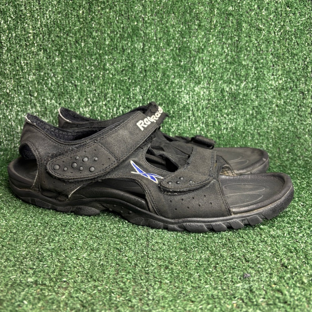 Reebok Strappy Triple Hook Loop Gorpcore Trail Sports Sandals Black Mens Size 13
